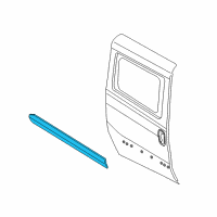 OEM Ram Molding-Body Side Diagram - 5YE20JXWAA