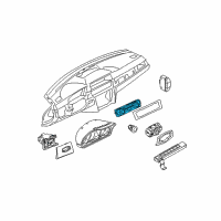OEM 2013 BMW M3 Automatic Air Conditioning Control Diagram - 64-11-9-292-262
