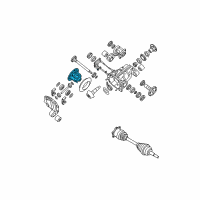 OEM 2008 Nissan Titan Case - Differential Diagram - 38421-EB00A