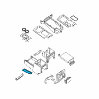 OEM 2011 Nissan Frontier Boot Assy-Parking Brake Diagram - 96906-EA002