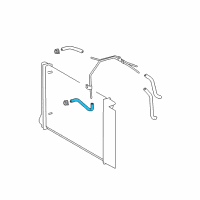 OEM Toyota Corolla Inlet Hose Diagram - 32943-12401