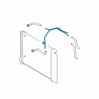 OEM Toyota Corolla Cooler Pipe Diagram - 32907-12160