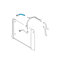 OEM Toyota Corolla Outlet Hose Diagram - 32943-12261