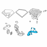 OEM 2016 BMW 340i xDrive Charge-Air Duct Diagram - 13-71-8-601-684
