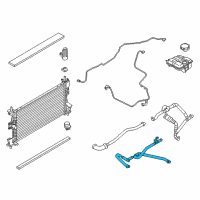 OEM 2013 Ford Focus Water Hose Diagram - CM5Z-8A577-A