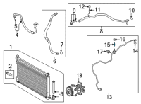 OEM Toyota Liquid Line Valve Diagram - 88374-30020