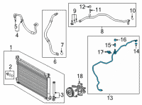 OEM 2022 Toyota Corolla Cross Liquid Line Diagram - 88710-0A100