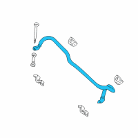 OEM 2002 Lincoln Navigator Stabilizer Bar Diagram - XL1Z-5482-CA