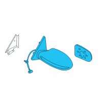 OEM Nissan Maxima Mirror Assembly-Outside RH Diagram - 96301-ZK33E