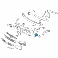 OEM 2017 BMW i3 Ultrasonic Sensor, Black Diagram - 66-20-9-274-429