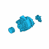 OEM BMW X5 Exchange Alternator Diagram - 12-31-7-561-004