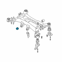 OEM 2021 Toyota GR Supra Mount Bushing Diagram - 52272-WAA01