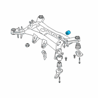 OEM 2020 Toyota GR Supra Mount Bushing Diagram - 52275-WAA05