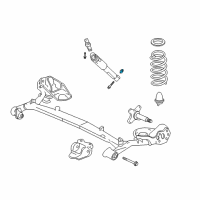 OEM 2002 Honda Insight Bush, Rear Shock Absorber (Lower) Diagram - 52622-S3Y-003