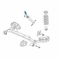 OEM 2005 Honda Insight Bush, Rear Shock Absorber (Upper) Diagram - 52623-S3Y-003