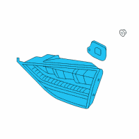 OEM 2016 Hyundai Genesis Lamp Assembly-Rear Combination, LH Diagram - 92403-B1130