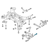 OEM 2015 Lincoln MKZ Lower Control Arm Mount Bolt Diagram - -W717821-S439