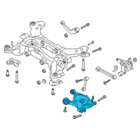 OEM 2016 Ford Fusion Lower Control Arm Diagram - GS7Z-5500-E