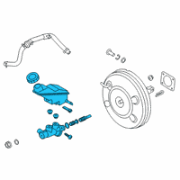 OEM 2020 Hyundai Santa Fe Cylinder Assembly-Brake Master Diagram - 58510-S1070