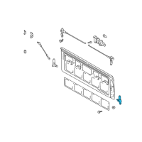 OEM Toyota Hinge Diagram - 66120-89102