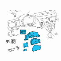 OEM Scion Cluster Assembly Diagram - 83800-74330