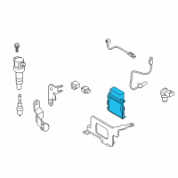 OEM 2019 Hyundai Accent Engine Control Module Unit Diagram - 391B1-2BHA0