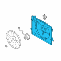 OEM 2017 Hyundai Sonata SHROUD-Radiator Diagram - 25350-E6000