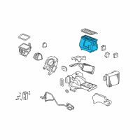 OEM Hummer H3 Case Asm-Air Distributor Diagram - 25816734