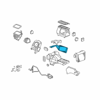 OEM 2009 Pontiac Solstice Core Asm, Heater Diagram - 10397108