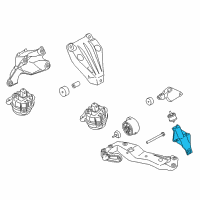 OEM 2012 BMW 535i Supporting Bracket, Gearbox Diagram - 22-32-6-788-561