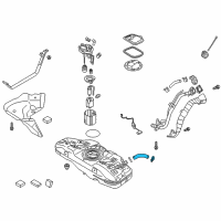 OEM Hyundai Accent Hose-Fuel Filler Diagram - 31036-H9500