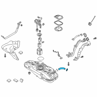 OEM Kia Rio Hose-Fuel Filler Diagram - 31036H9500