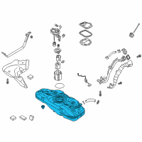 OEM 2021 Kia Rio Fuel Tank Assembly Diagram - 31150H9500