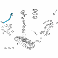 OEM Hyundai Accent Band Assembly-Fuel Tank LH Diagram - 31210-H9000