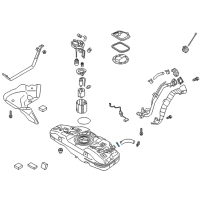 OEM Kia Rio Clamp Assembly Diagram - 31141D2100