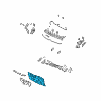 OEM 2011 Honda Civic Dashboard (Lower) Diagram - 61500-SNC-A01ZZ