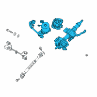 OEM 2016 Hyundai Sonata Column Assembly-Upper Diagram - 56310-E6700
