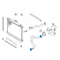 OEM Toyota C-HR Rear Hose Clamp Diagram - 96136-44301