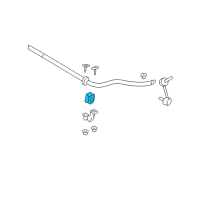 OEM 2005 Ford Crown Victoria Stabilizer Bar Bushing Diagram - 4W1Z-5493-DA
