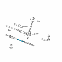 OEM 2006 Kia Optima Joint Assembly-Inner Ball Diagram - 5772438010