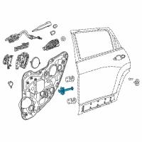 OEM 2016 Jeep Cherokee Check-Rear Door Diagram - 68103032AD