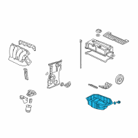 OEM 2008 Honda CR-V Pan, Oil Diagram - 11200-RZA-000