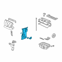 OEM 2015 Honda Civic Case Assembly, Chain Diagram - 11410-REZ-A01