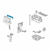 OEM 2004 Acura TSX Gasket, In. Manifold Diagram - 17115-RAA-A01