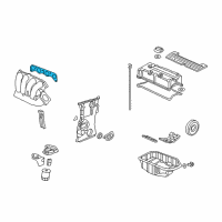 OEM Honda Element Gasket, Intake Manifold Diagram - 17115-RAA-A01
