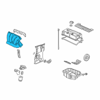 OEM Honda Accord Manifold, Intake Diagram - 17110-RTB-000