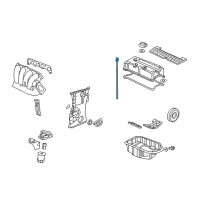 OEM Dipstick, Oil Diagram - 15650-RZA-004