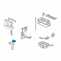 OEM 2007 Honda CR-V Base, Oil Filter Diagram - 15310-RZA-000