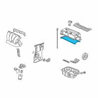 OEM Honda Element Gasket, Cylinder Head Cover Diagram - 12341-RTA-000