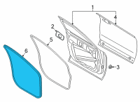 OEM 2021 Lincoln Corsair WEATHERSTRIP ASY - DOOR OPENIN Diagram - LJ7Z-7820708-A